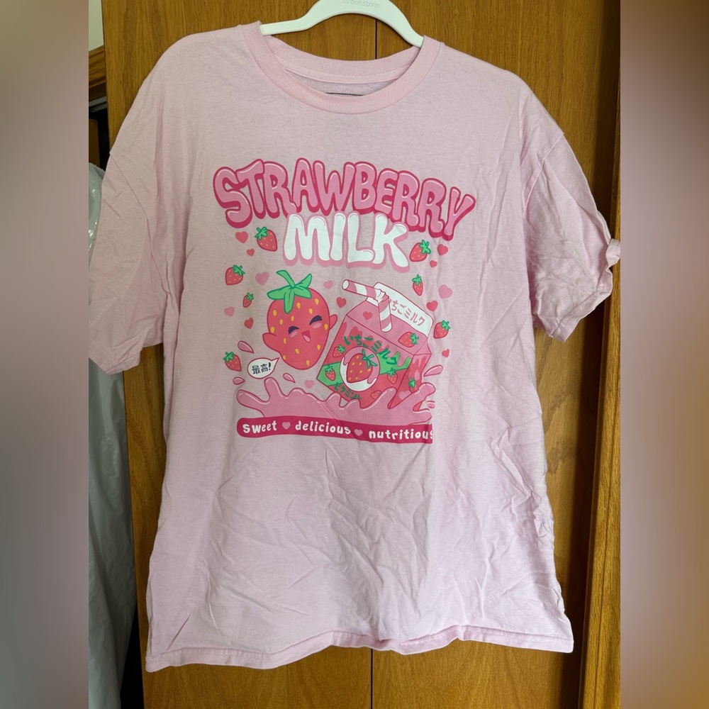 UNUSED: Strawberry Milk Graphic Tee